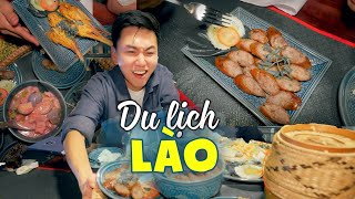 Đặc sản và cảnh sắc ở Luang Prabang  Du lịch ẩm thực Lào 3 [upl. by Asoral]