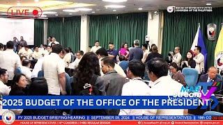 House Committee Reviews 2025 Budget for Office of the President [upl. by Ehttam787]