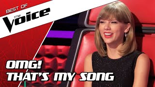 TOP 10  BEST TAYLOR SWIFT covers in The Voice [upl. by Eednak209]