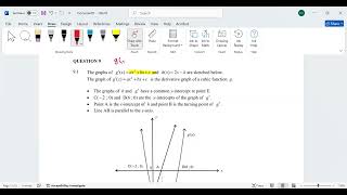 GAUTENG NSC MATHEMATICS P1 ENG QP SEPT TRIAL 2024 Q91 cubic function [upl. by Meuse]