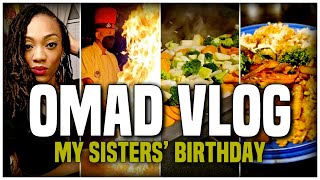 OMAD VLOG The Twins Birthday  Hibachi [upl. by Wey]