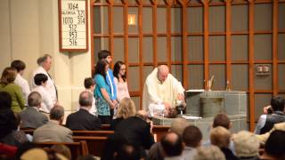 EASTER VIGIL RCIA BAPTISM 2013 [upl. by Hauge819]