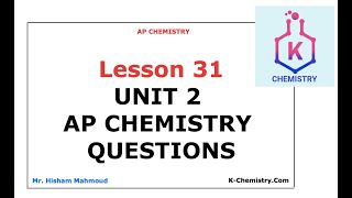 AP Chemistry Lesson 31  Unit 2 Bonding Review Ionic Covalent and Lattice Energy [upl. by Sidnal]