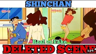 Shin Chan cutting scenes  shin chan deleted scenes  😜😜😜 [upl. by Naggem]