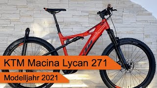 KTM Macina Lycan 271  Modelljahr 2021 [upl. by Germaine]