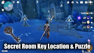 Secret Room Key location and Puzzle  The Narrows  Enkanomiya [upl. by Weslee]