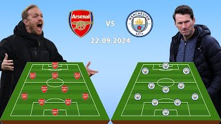 Predicted lineup for Arsenal Women vs Manchester City Women  Match on 22092024 [upl. by Annahoj]