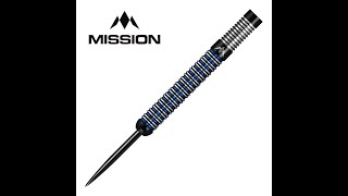 Mission Nightfall M1 23 gram Steel Tip Darts  Straight Ring [upl. by Dore]