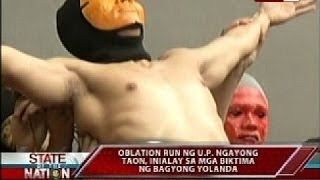 SONA Oblation run sa UP ngayong taon inialay sa mga biktima ng Bagyong Yolanda [upl. by Yotal50]