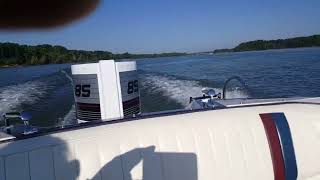 1985 Bayliner Cobra 1600 with orginal Force 85hp [upl. by Nanahs]