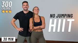 30 MIN FULL BODY HIIT WORKOUT  NO JUMPING  No Equipment No Repeats [upl. by Lucretia]