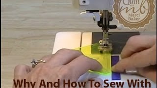 Why and How to Sew With a Scant 14quot Quilt Seam Marci Baker of Alicias Attic [upl. by Gabrielson]