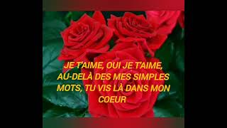 JE TAIME LYRICS [upl. by Lessard]