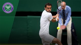 Marin Cilic v Sam Querrey highlights  Wimbledon 2017 semifinal [upl. by Maia]