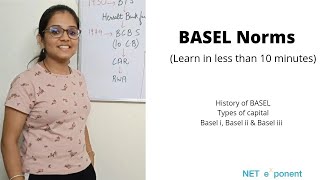 BASEL Norms CAR Basel i Basel ii amp Basel iii  Learn in less than 10 min [upl. by Sanoy105]