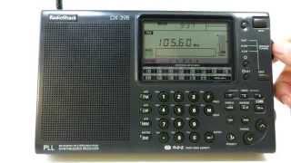 Radioshack DX398  Sangean ATS909 All band radio receiver [upl. by Freda]