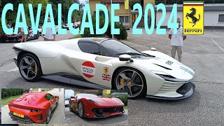 Cavalcade 2024 Ferrari  evento motoristico  14 parte [upl. by Shiekh613]