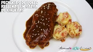 Pechugas de pollo en salsa de ciruela [upl. by Stag]