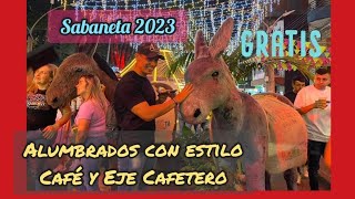 🎄 Alumbrados Sabaneta Antioquia 2023 🥳 Navidad en Colombia Medellin 🇨🇴 Alumbrados Medellín [upl. by Gnoh293]