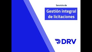 Servicio de gestión integral de licitaciones [upl. by Alexander]