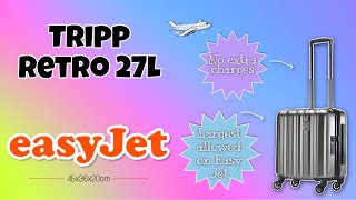 Tripp Retro 27L underseat cabin case FREE with EasyJet [upl. by Reeher]