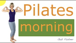 🌤️15 min Pilates morning training  ohne Geräte im Stehen [upl. by Pricilla]