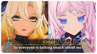 Citlali Gets Insulted by Everyone Cutscene  Genshin Impact 51 [upl. by Arlon409]