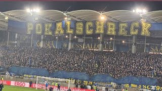 Saarbrücken Fans at Ludwigsparkstadion  DFB Pokal 1FC Saarbrücken  Borussia Mönchengladbach 21 [upl. by Yllus635]