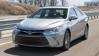 2016 Toyota Camry Start Up Road Test and Review 25 L 4Cylinder [upl. by Ellimahs]