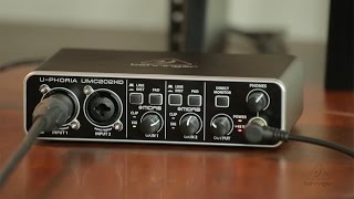 UMC202HD How To  First Recording [upl. by Rafaelia42]