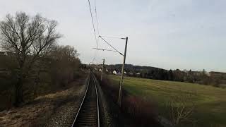 Führerstandsmitfahrt G2000 von Goldshöfe nach Crailsheim [upl. by Ecirted699]