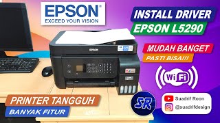 Cara Instal Printer Epson L5290 Tanpa CD [upl. by Anigriv]