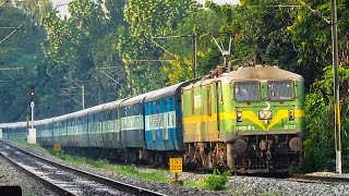 Chasing Indias Most Powerful Locomotive  Green Monster WAG9 [upl. by Sicnarf970]