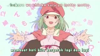 Bakemonogatari Opening Renai Circulationfull Indonesia Lyric [upl. by Dorsey107]