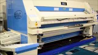 IF Series Compact Combination Feeder Ironer Folder and Stacker [upl. by Blondie]