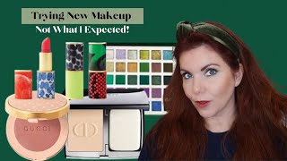 Trying New Makeup  Dior Velvet Powder foundation  Gucci Blush  Mikayla x Glamlite [upl. by Elysha]