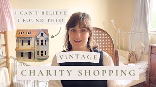 Come thrifting with me  Vintage finds and Christmas gift shopping from UK charity shops [upl. by Streeto]