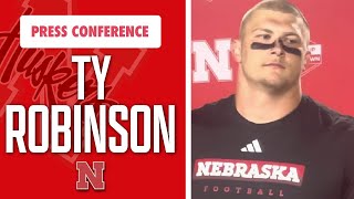 Nebraska Football DL Ty Robinson Colorado post game comments I Nebraska Huskers I GBR [upl. by Nivat183]