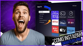 ROKUTV COMO INSTALAR SMARTERS PRO OU QUALQUE APLICATIVO NA ROKU TV VEJA FOI SENSACIONAL😱🥶 [upl. by Uzzi]