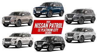 2023 Nissan Patrol LE Platinum City  All Color Options  Images  AUTOBICS [upl. by Ailed541]