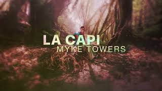 Myke Towers  La Capi Official Lyric Video [upl. by Waldemar965]