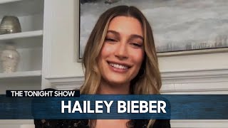 Hailey Bieber Dishes on Quarantine with Justin Bieber amp New YouTube Channel  The Tonight Show [upl. by Fairfield]