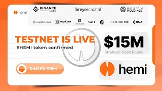 Hemi Network Testnet Airdrop Bitcoin amp Ethereum Combined Full Guide  Backed By Binance Labs [upl. by Jestude303]