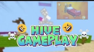 Minecraft Hive gameplay in mobile version 12144 hive minecraft [upl. by Modestia]