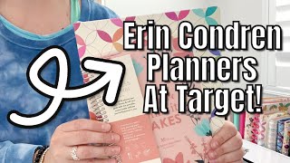 ERIN CONDREN PLANNERS AT TARGET  UNBOXING AND REVIEW [upl. by Sonja]