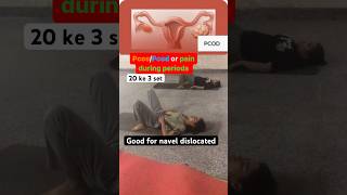 Pcos  pcod or pain during periods  Do this 2 yog asana  Permanently Set your dislocated navel [upl. by Hpeosj]