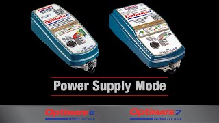 Battery Charger Use As Power Supply  OptiMate 6 amp 7 Select [upl. by Ule505]