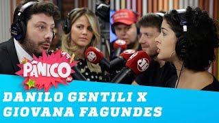 A TRETA entre Danilo Gentili e Giovana Fagundes [upl. by Xena]