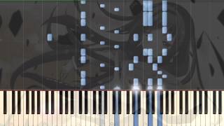 Mahou Shoujo Madoka Magica ED Magia easy version Piano Synthesia Tutorial [upl. by Jaban]