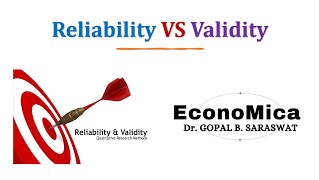 Reliability VS Validity [upl. by Hgieliak]